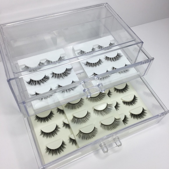 Other - 💫 5 PACK (15 PAIR) HUMAN HAIR FALSE LASHES 💫